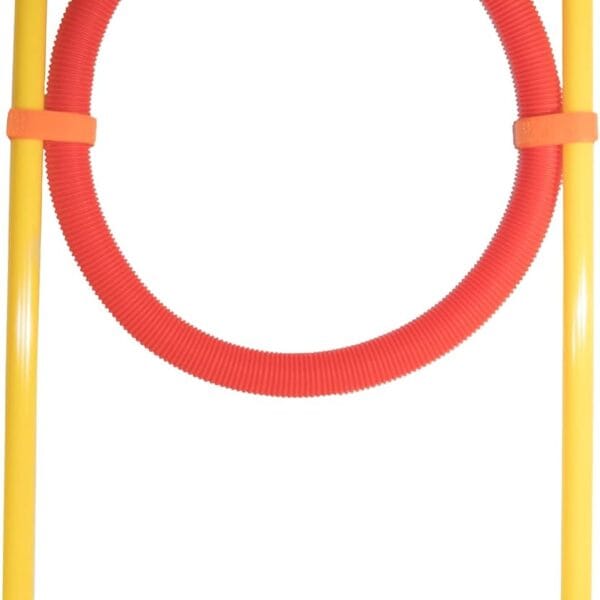Pet Life  Hoop Hopper Agility Dog Trainer - Collapsible Pet Trainer or Pet Training Kit Designed to Promote excersize