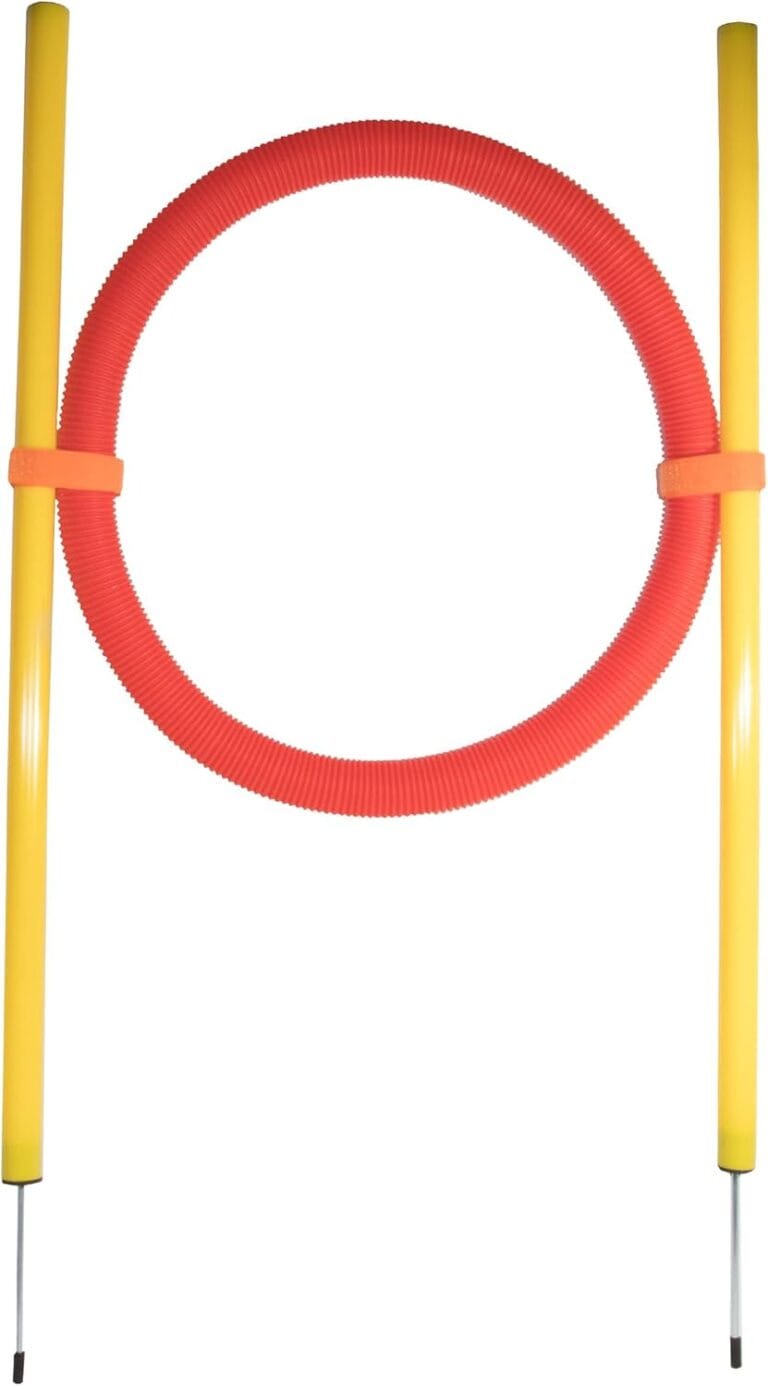 Pet Life  Hoop Hopper Agility Dog Trainer - Collapsible Pet Trainer or Pet Training Kit Designed to Promote excersize