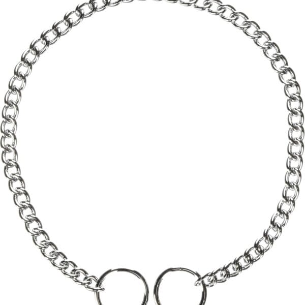 Hamilton Metal Slip Link Choke Chain Dog Collar, Fine 2.0mm x 16"