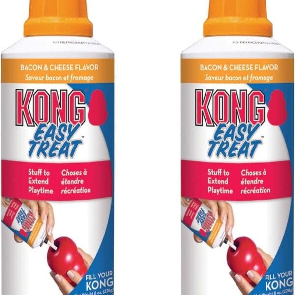 KONG dogs Stuff'n Easy Treat - Bacon & Cheese Recipe 8 oz - Pack of 2