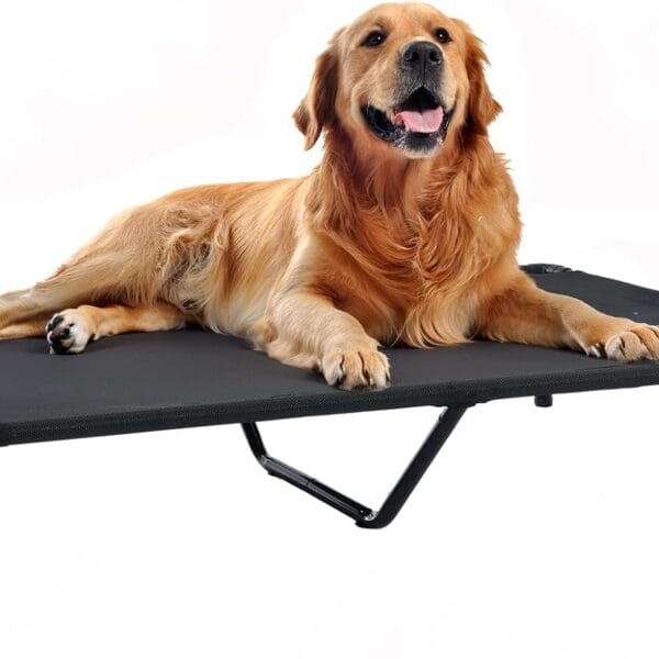 Veehoo Cooling Elevated Dog Bed, Portable Raised Pet Cot with Washable & Breathable Mesh, No-Slip Feet Durable Dog Cots Bed for Indoor & Outdoor Use, X Large, CWC1803-XL