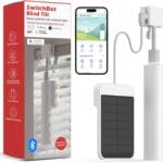 SwitchBot Blind Tilt Motorized Blinds - Smart Electric Blinds, Automatic Blind Opener and Closer, Solar Powered, Light Sensing Control, Add Hub Mini to Make it Compatible with Alexa & Google Home