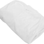 Furhaven Dog Bed Liner Water-Resistant Contour Luxe Lounger Foam Mattress Protector Cover - White, Medium