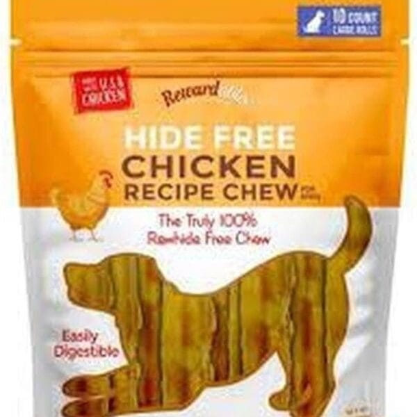 Hide Free Chicken Recipe Chews, 10 Count