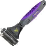 Hertzko Cat Dematting Tool Double Sided Dog and Cat Dematting Comb - for All Pets - Effortlessly Removes Tangles, Mats, and Loose Fur - Safe, Easy Grooming for Cats and Dogs