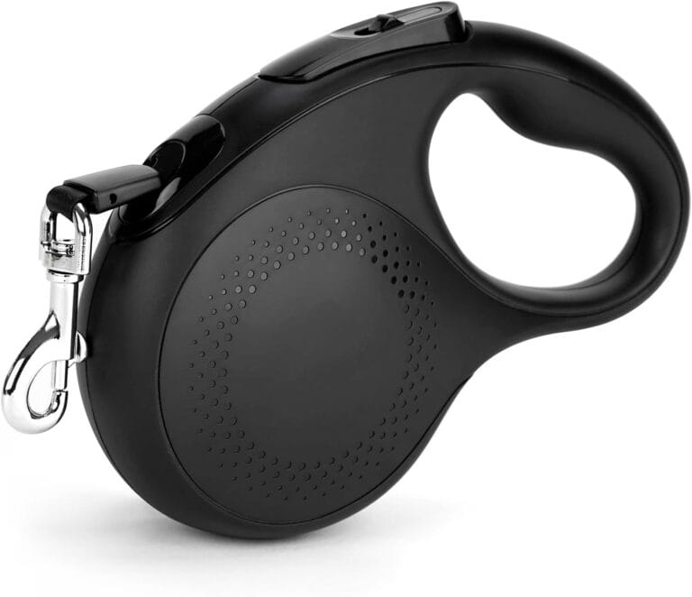 Retractable Dog Leash, 26 Feet Dog Leash for Small to Large Dogs up to 110lbs, Anti-Slip Handle One Button Lock and Release, Heavy Duty 360 Tangle-Free