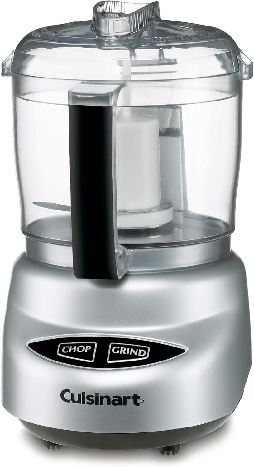 Cuisinart Mini-Prep Plus Food Processor, 24-Ounce Mini Food Processor to Chop Herbs, Vegetables, and Hard Cheese, 24-Ounce Work Bowl, Reversible Stainless Steel Blade, DLC-2ABC, Brushed Chrome Cuisinart Mini-Prep Plus Food Processor, 24-Ounce Mini Food Processor to Chop Herbs, Vegetables, and Hard Cheese, 24-Ounce Work Bowl, Reversible Stainless Steel Blade, DLC-2ABC, Brushed Chrome
