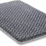 Dog Bed for Crate High Resilience Foam Crate Pad Mat for Medium Large Dogs Washable Anti-Slip,35" x 22",Dark Gray