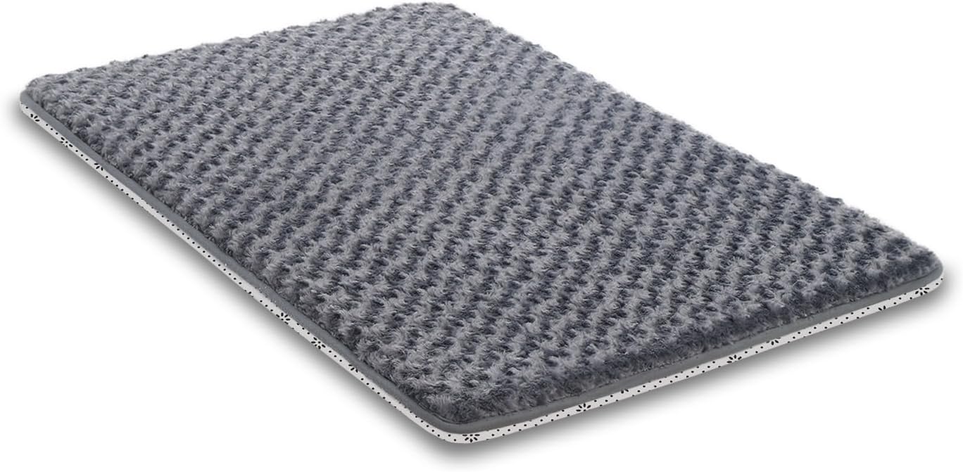 Dog Bed For Crate High Resilience Foam Crate Pad Mat For Medium Large Dogs Washable Anti Slip,35" X 22",Dark Gray Dog Bed for Crate High Resilience Foam Crate Pad Mat for Medium Large Dogs Washable Anti-Slip,35" x 22",Dark Gray