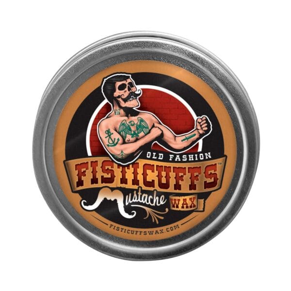 Grave Before Shave Fisticuffs Original scent Stronghold Mustache Wax 1oz. tin
