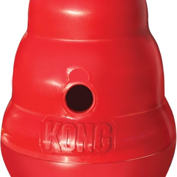 KONG Wobbler - Interactive Dog Toy for Treat Dispensing - Dog Slow Feeder for Healthy Eating - for Medium/Large Dogs