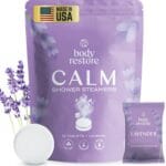 Body Restore Shower Steamers Aromatherapy 15 Pack - Christmas Stocking Stuffers, Birthday Gifts for Women, White Elephant, Relaxation, Self Care for Men - Lavender