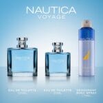 Nautica Voyage Eau De Toilette, Cologne and Fragrance For Men, Fresh, Romantic, Fruity Scent Woody, Aquatic Notes of Apple, Water Lotus, Cedarwood, and Musk Ideal Day Wear, Long Lasting 6.7Fl oz