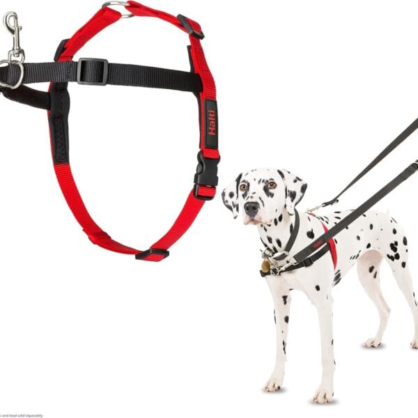 HALTI Front Control Harness - To Stop Your Dog Pulling on the Leash. Adjustable, Lightweight and Easy to Use. Anti-Pull Dog Training Harness for Medium Dogs (Size M)