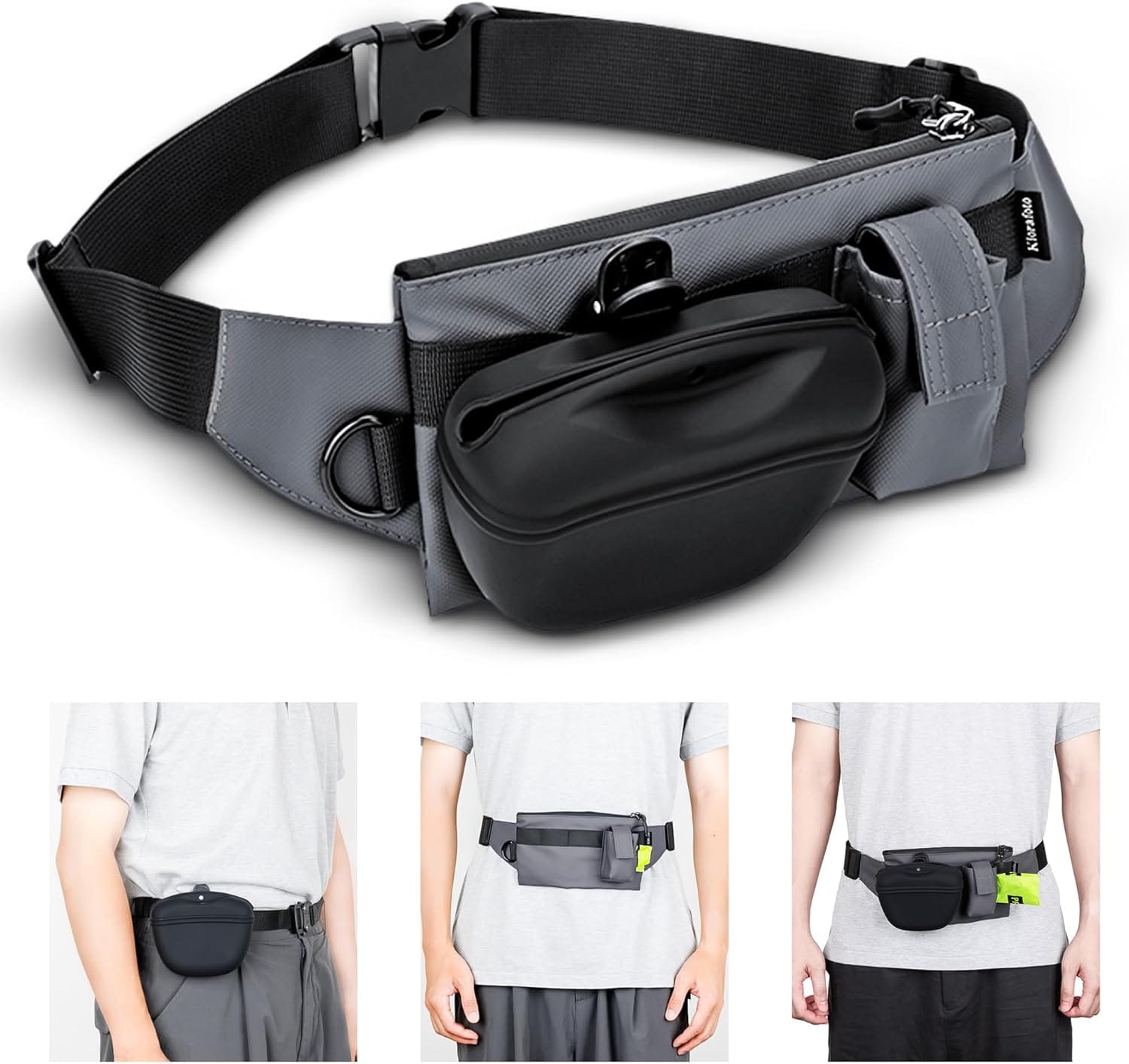 2 In 1 Dog Treat Pouch for Training, Upgrade Treat Pouch for leash with Removable Clip on Silicone Treat Bag & Built-in Poop Bag Dispenser,Waist Belt Fanny Pack for Pet Puppy Training Walking Hiking 2 In 1 Dog Treat Pouch for Training, Upgrade Treat Pouch for leash with Removable Clip on Silicone Treat Bag & Built-in Poop Bag Dispenser,Waist Belt Fanny Pack for Pet Puppy Training Walking Hiking