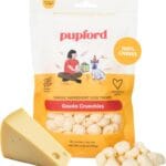 Pupford Cheese Crunchies, All-Natural, Healthy, Freeze Dried, Single-Ingredient Treat for Dogs & Puppies (Gouda, 7.50 oz)