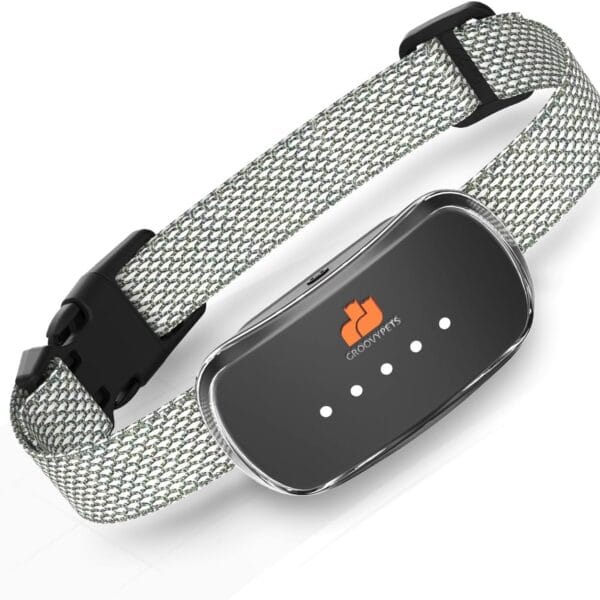 Smart Automatic Anti bark Dog Collar Intelligent Waterproof Rechargeable Barking Terminator (Black Bark Collar)