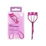 Real Techniques Miracle Eyelash Curler, Gentle Lash Tool for Lifted Lashes, Use with Mascara for Extra Volume, Travel-Size Lash Curler, Comfort Grip & Pinch-Free Design, Pink, Cruelty-Free, 1 Count