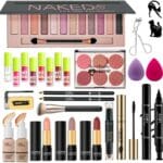 28 Pcs All in One Full Makeup Kit for Women, Makeup Set for Women&Beginner,Eyeshadow, Foundation, Lipsticks, Eyeliner, Mascara, Brow Soap Make Up Gift Set for Women Teen Makeup Kit For Girl