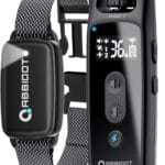 ABBIDOT Dog Shock Collar, 3300 FT Dog Training Collar with Remote, IPX7 Waterproof with 4 Training Modes, Rechargeable E-Collar for Small Medium Large Dogs (5-120 lbs) (Pure Black, 1 Collar)