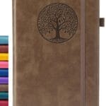 Lined Journal Notebook for Women & Men, Hardcover Leather Journals for Writing, Diary, Note Taking, Work & Travel, A5