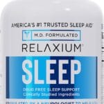 Relaxium Sleep Aid for Adults, Melatonin 5mg with Magnesium Glycinate, Sleep-Promoting Valerest & Ashwagandha, Non-Habit Forming Sleep Supplement, 60 Capsules, 30-Day Supply