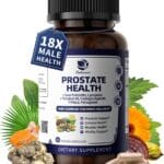 Lukaree Prostate Health Supplements for Men - 18 in 1 Saw Palmetto with Pumpkin Seed & Nettle - Advanced DHT Blocker - Urinary Tract Health Support - Enhanced with Ashwagandha, Reishi, 60 Capsules