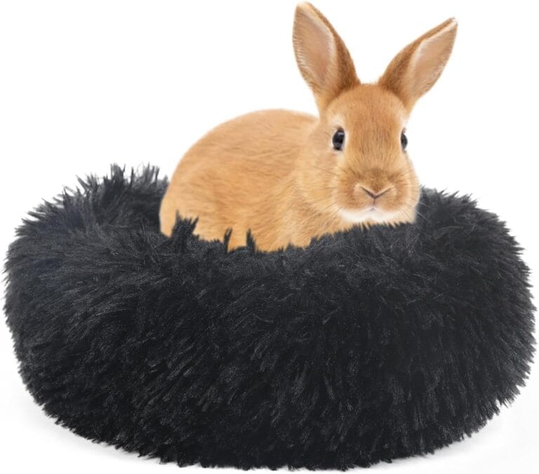 Ferret Bed Cave and Hideouts Burrowing Pet Bed for Guinea Pigs and Other Small Animals 11.8 inch for Cage Black