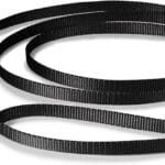 PetSafe Nylon Leash - Chew-Resistant Cat & Dog Behavioral Training Leash - Compatible with Easy-Walk Harness - Traditional-Style Reliable Pet Lead with a Padded Hand Wrap - 3/8" x 6' - Black