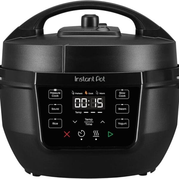 Instant Pot 4QT RIO Mini 7-in-1 Multi-Cooker, Pressure Cooker, Slow cook, Saut, Steam, Rice Maker, Yogurt, & Warmer, Black, 4 Quarts