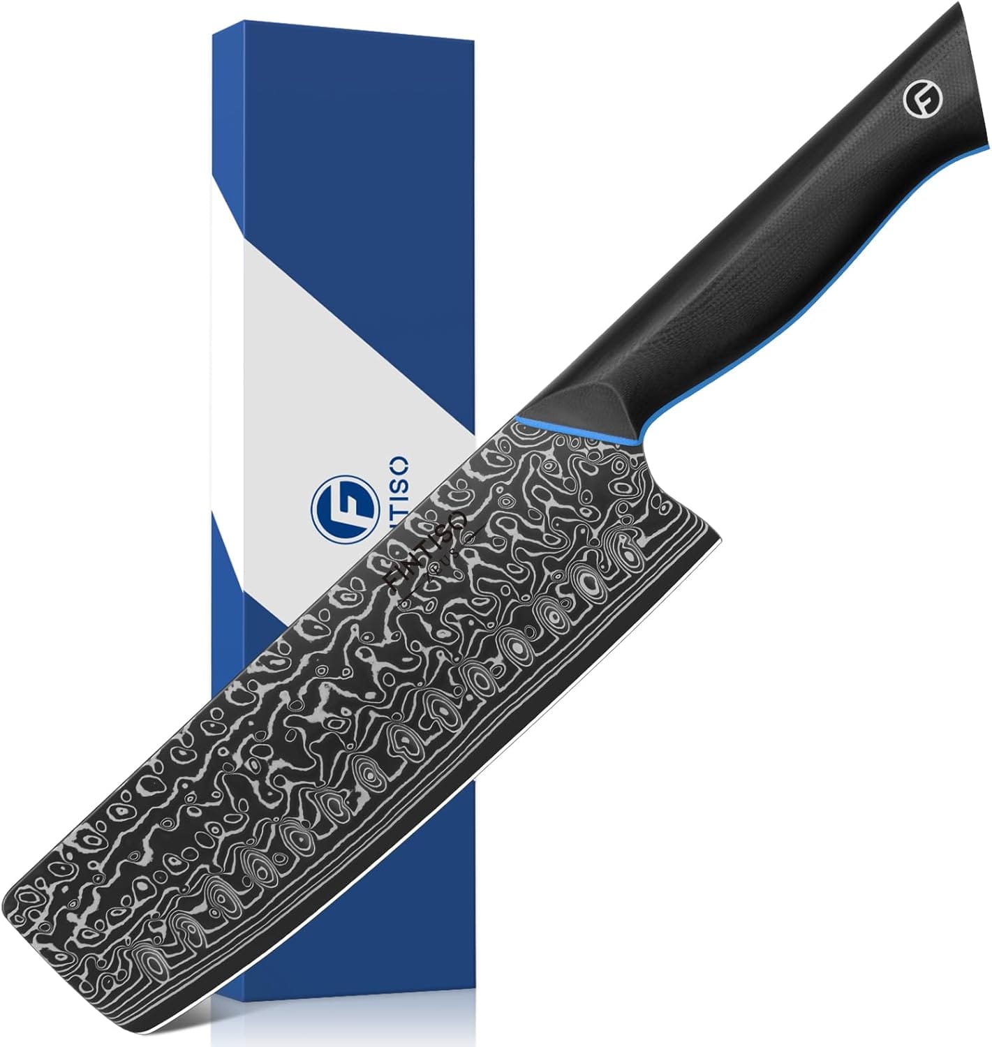 7 inch Nakiri Knife, Sharp Kitchen Knife Professional Asian Chef Knife in 67-Layer Japanese Damascus Steel, Multipurpose Meat Cleaver Vegetable Knife with G10 Handle 7 inch Nakiri Knife, Sharp Kitchen Knife Professional Asian Chef Knife in 67-Layer Japanese Damascus Steel, Multipurpose Meat Cleaver Vegetable Knife with G10 Handle