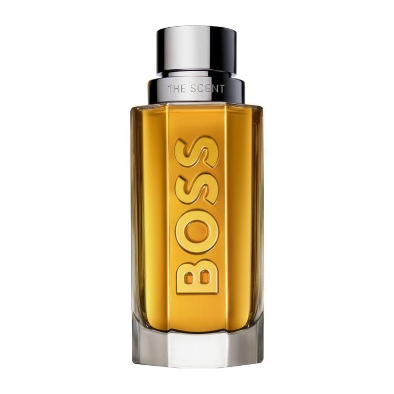 Hugo Boss The Scent Eau de Toilette  Ambery Men's Cologne  With Notes of Ginger, Manika Fruit & Leather Accords  Long Lasting Fragrance