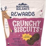 Natural Balance Limited Ingredient Rewards Crunchy Biscuits, Grain-Free Dog Treats for Adult Dogs of All Breeds, Venison Recipe, 14 Ounce (Pack of 1)