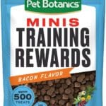 Pet Botanics 10 oz. Pouch Training Rewards Mini Soft & Chewy, Bacon Flavor, with 500 Treats Per Bag, The Choice of Top Trainers