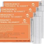 Emergency Mylar Thermal Blankets -Space Blanket Survival kit Camping Blanket (4-Pack). Perfect for Outdoors, Hiking, Survival, Bug Out Bag Marathons or First Aid 1