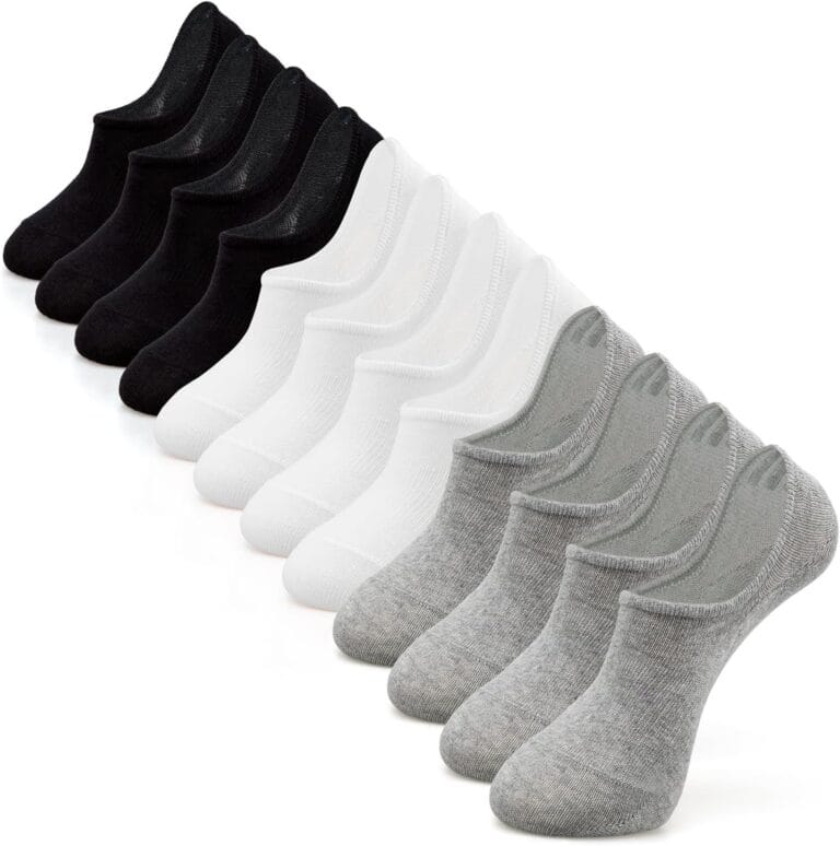 IDEGG No Show Socks Women & Men Low Cut Ankle Short Athletic Running Casual Invisible Liner Socks