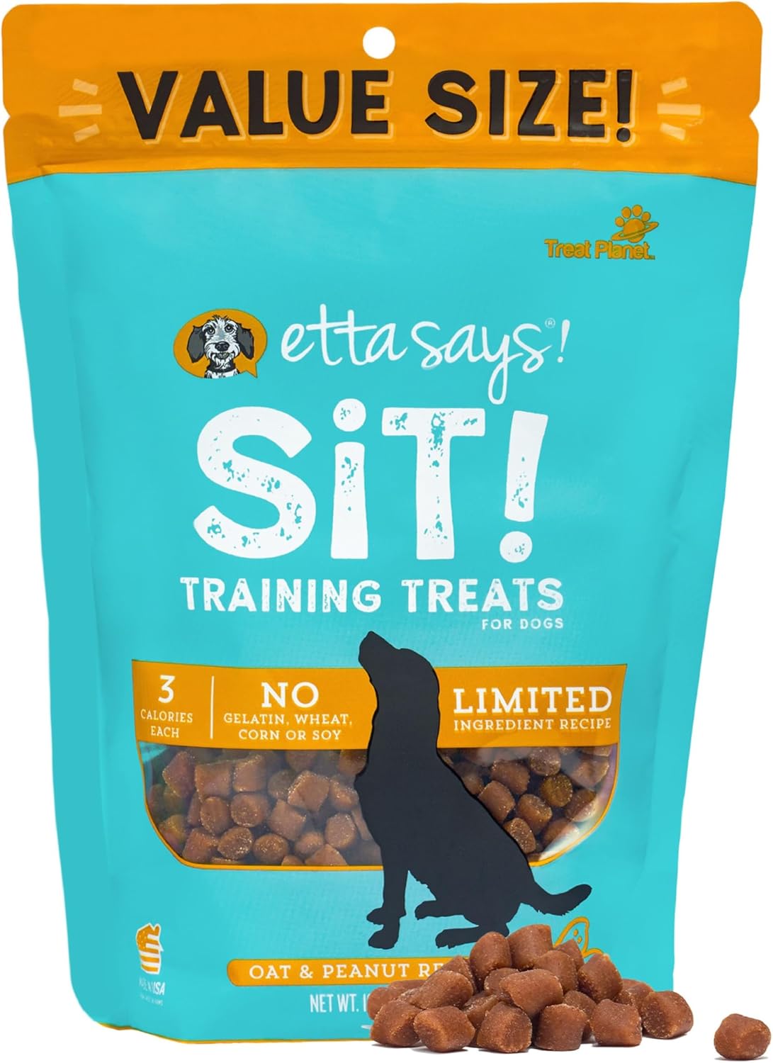 etta says! Training Treats - All Natural Peanut Butter Soft Treats for Dogs - Made in The USA (16 Oz Pack of 1) etta says! Training Treats - All Natural Peanut Butter Soft Treats for Dogs - Made in The USA (16 Oz Pack of 1)