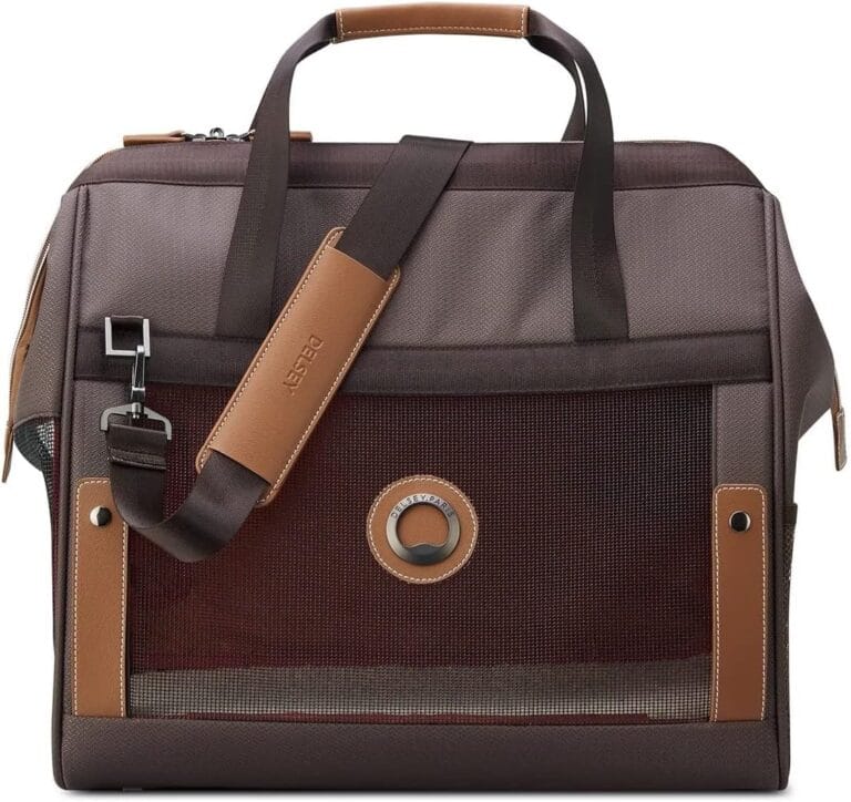 Chatelet 2.0 Soft Sided Pet Carrier, Chocolate Brown