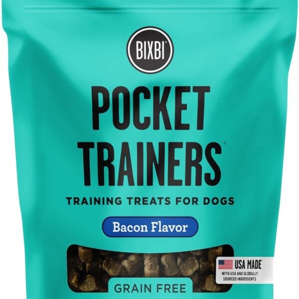 BIXBI Pocket Trainers Bacon 6oz Dog Treats