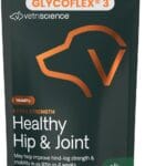 VetriScience Extra Strength Healthy Hip & Joint Chews, GlycoFlex 3, Glucosamine, Green-Lipped Mussel, Joint Support Supplement for Dogs, Promote Mobility & Soothe Joint Discomfort, Chicken, 120 Count