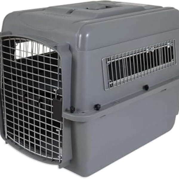 Petmate Sky Kennel - For Air and Travel, Airline Compliant Dog Crate for Pets up 15-30 lbs, Heavy Duty Dog Kennel, Made in the USA- 28 Inches