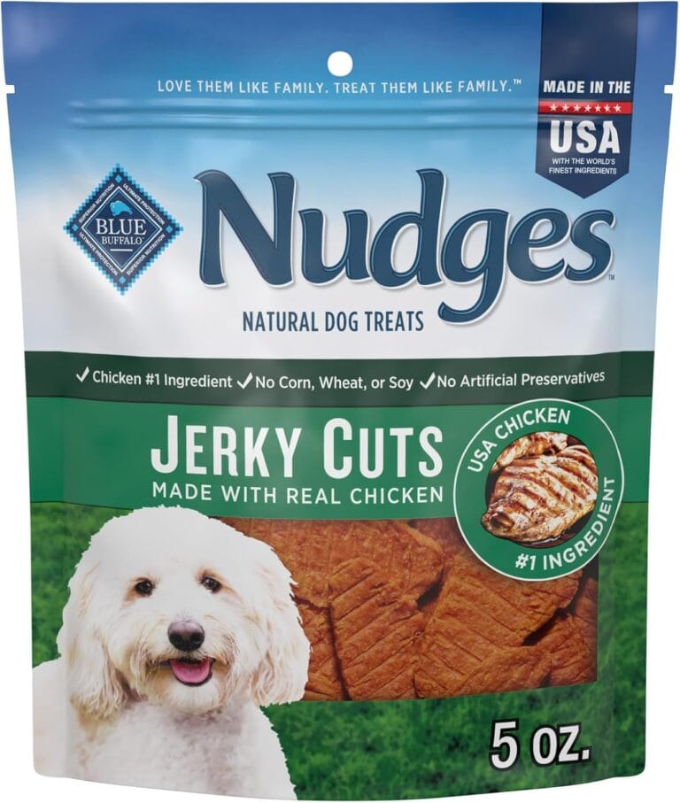 Blue Buffalo Nudges Jerky Cuts Natural Dog Treats Chicken Bag
