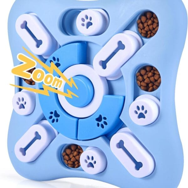 Interactive Dog Puzzle Toys for Large Medium Small Smart Dogs, Squeaky Dog Enrichment Toys Mentally Stimulation Toys for Training, Dog Treat Chew Toy Gifts for Puppy&Cats