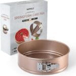 Non Toxic Nonstick 9 inch Springform Pan | 9'' Cheesecake Mold | Leakproof Spring-form Round Cake Pans | Nontoxic Non Stick Spring Form Pan for Baking | Spring-Form Pans Leak Proof