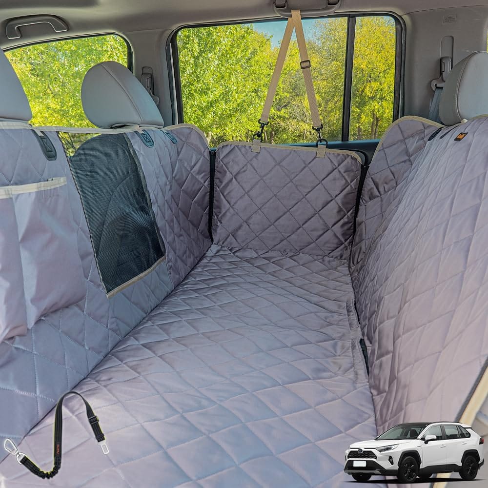 iBuddy Dog Seat Cover for SUV and Small Truck, Waterproof Car Hammock Heavy Duty Back Seat Cover for Dog with Mesh Window Durable Scratchproof Pet Car Seat Protector for Rav4 CR-V Jeeps iBuddy Dog Seat Cover for SUV and Small Truck, Waterproof Car Hammock Heavy Duty Back Seat Cover for Dog with Mesh Window Durable Scratchproof Pet Car Seat Protector for Rav4 CR-V Jeeps