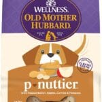 Old Mother Hubbard Wellness P-Nuttier Dog Biscuits, Natural, Training Treats, Peanut Butter Flavor, Small Size, (20 Ounce Bag)