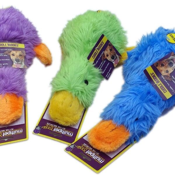 Multipet Duckworth Duck Large 13" Size:Pack of 3 Color:Assorted