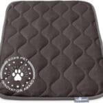 Paw Inspired Washable Padded Crate Mats for Dogs | 29 x 18 Pad, Fits 30-inch Kennels | Leakproof, Waterproof Bottom, Plush Pet Beds (Gray)