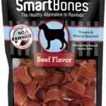 SmartBones Mini Chews With Real Beef 24 Count, Rawhide-Free Chews For Dogs
