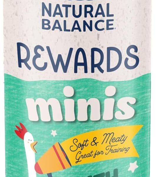 Natural Balance Limited Ingredient Mini-Rewards Chicken Grain-Free, Training Treats for Dogs | 5.3-oz. Canister